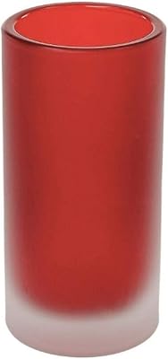 Gedy Tiglio Free Standing Glass Tumbler, Red