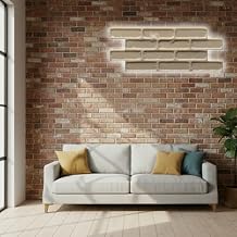 Vertical Brick Concrete Stamps - Made in USA - Decorative Flexible Form for Walls from Durable Polyurethane - Concrete Stamps for DIY Projects & Professional Use 10611/F