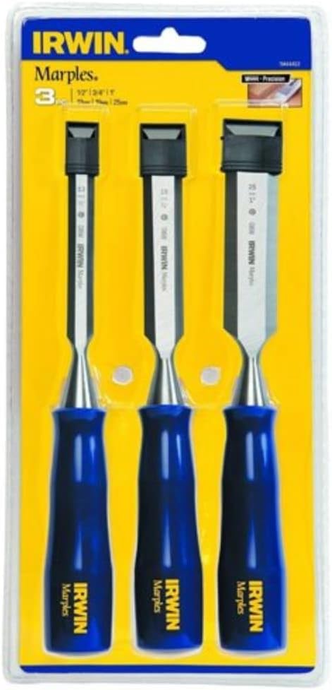 Irwin Marples M444 Blue Chip B/E Chisel Set 3