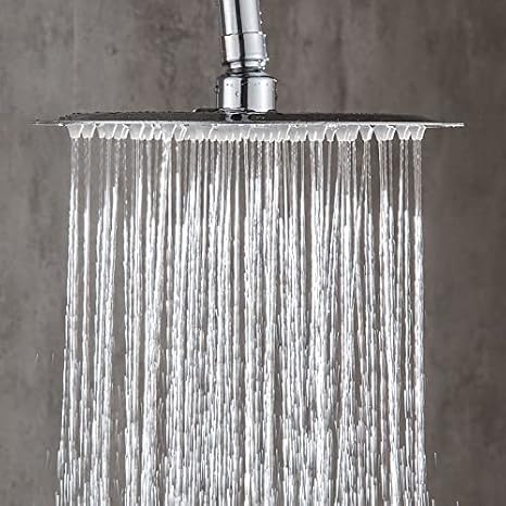 Fause Tepe Shower Head Square Slim 304 Metal 20x20 cm KTD101