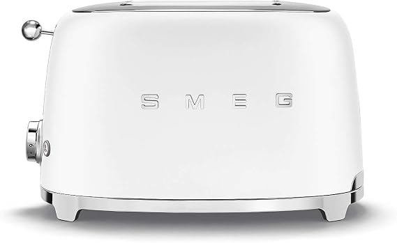Smeg Mat Beyaz Retro 2x1 Ekmek Kızartma Makinesi [Enerji Sınıfı A+]