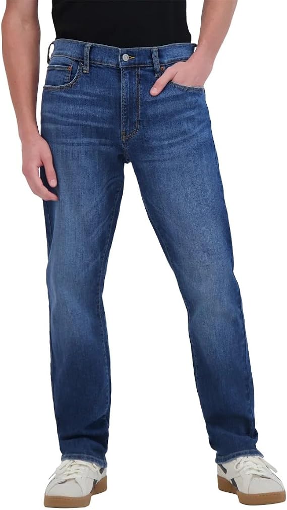 Lucky Brand 410 Athletic Straight Fit Jeans, High Rise, Stretch Denim, Machine Washable (US, Waist Inseam, 30, 34, Regular, Regular, Blue)
