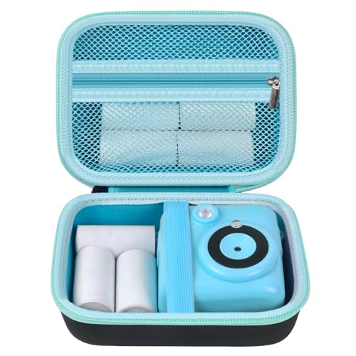 Kids Instant Print Camera Case for Dylantofor ESOXOFFOREfor VTech KidiZoom PrintCamCreator Camfor Goopowfor GKTZfor FUNKAMfor Agoigo Waterproof Digital Video Toddler Cameras - Box Only Black