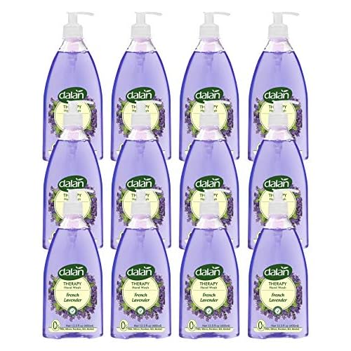 Dalan Therapy French Lavender Ultra Moisturizing Liquid Hand Soap for Normal and Dry Hands Fresh Clean and Soft Feeling 13.5 Fl Oz  400 mL Pack of 12