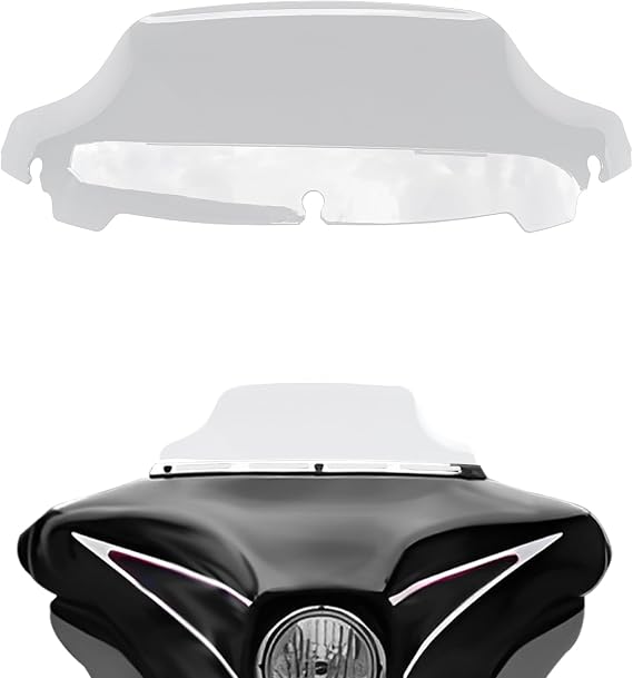 Clear 7" Windshield Windscreen Compatible for Harley Davidson Touring Electra Glide Street Glide 2014 2015 2016 2017 2018 2019 2020 2021 2022
