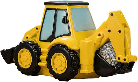 Cartoon Excavator Resin Coin Bank Piggy Bank Money Box