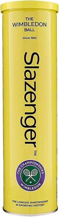 Slazenger Wimbledon Tennis Balls - 4 Ball Can