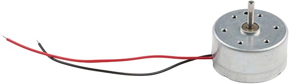 for MINI Electric Motor, 24mm Round DC Motor 3V 5V 6V 10300RPM with 2mm Shaft for DIY Fans or Solar Projects High-Speed Stable Performance Hobbyists and Makers