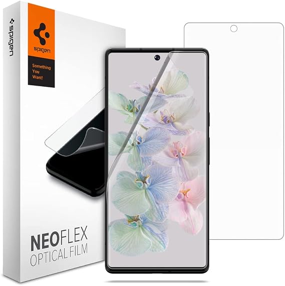 Spigen NeoFlex Screen Protector Designed for Pixel 7 Pro [Case Friendly] - 2 Pack