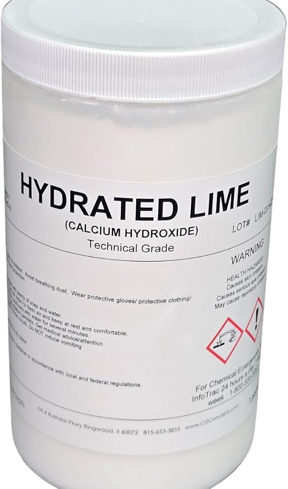 Hydrated Lime (Technical Grade) (1 Pound)