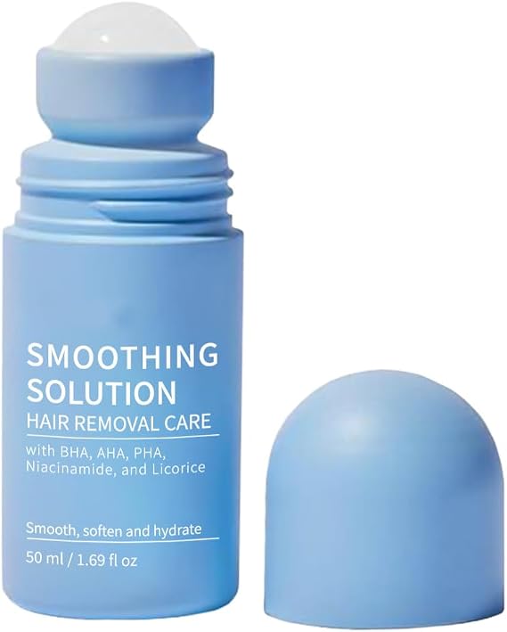 Smoothing Solution Ingrown Hair Treatment,Razor Bumps Treatment For Women & Men,After Shaving Oil,Tend Skin Solution For Smooth & Hydrated Skin,Peach Slices Smoothing Solution