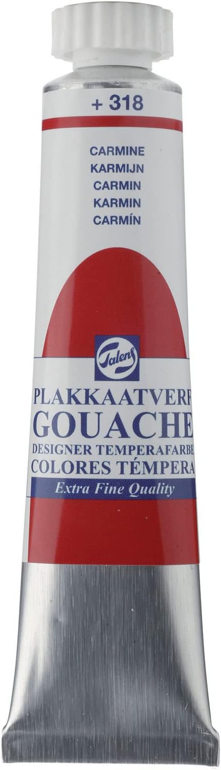 Royal Talens The Amazing Gouache (Opaque Watercolor) 20ml Carmine (TU) x Quantity of 1