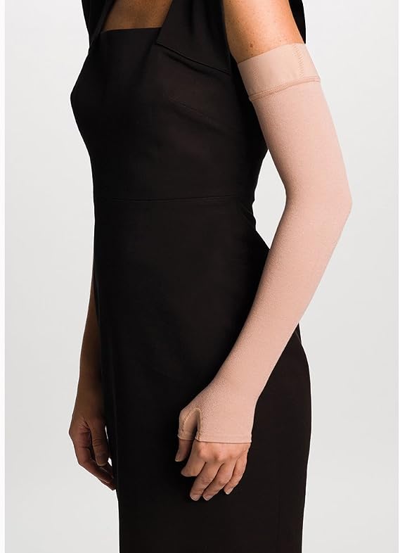 Sigvaris Advance Armsleeve 20-30 mmHg Advance Arm Sleeve With Gauntlet Plus - Beige - Medium