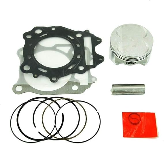 Engine Piston With Piston Rings And Gasket Set Compatible With 400cc Scooter Models Including AN400 Skywave 400 1992-2006 83mm +50 +100(Piston Kit 83mm)