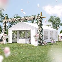 20X40 Party Tent Heavy Duty Wedding Tent Outdoor Gazebo Event Shelter Canopy with Carry Bags