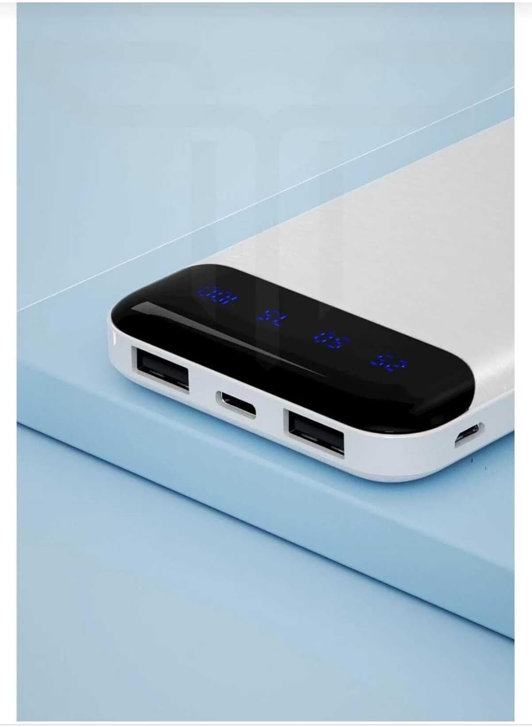 Microsoft Surface Laptop 3/Surface 4/Surface 5 ile Uyumlu 12.500 mAh Powerbank, Beyaz
