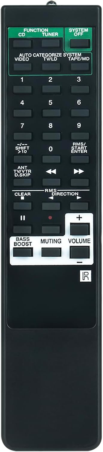 RM-U253 ROLLGAN Replaced Remote Control Fit for Sony STRD36 STRD365 Stereo Receiver STR-D36 STR-D365 SRT-D26 SRTD-D265 RMU253 RMU 253