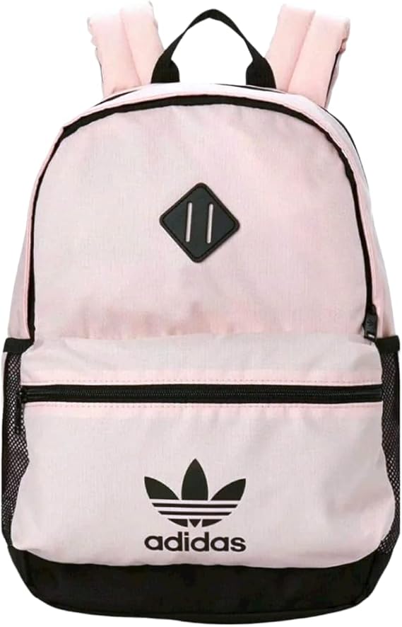 Adidas Original Base Backpack, Pink Tint/Black/White, One Size