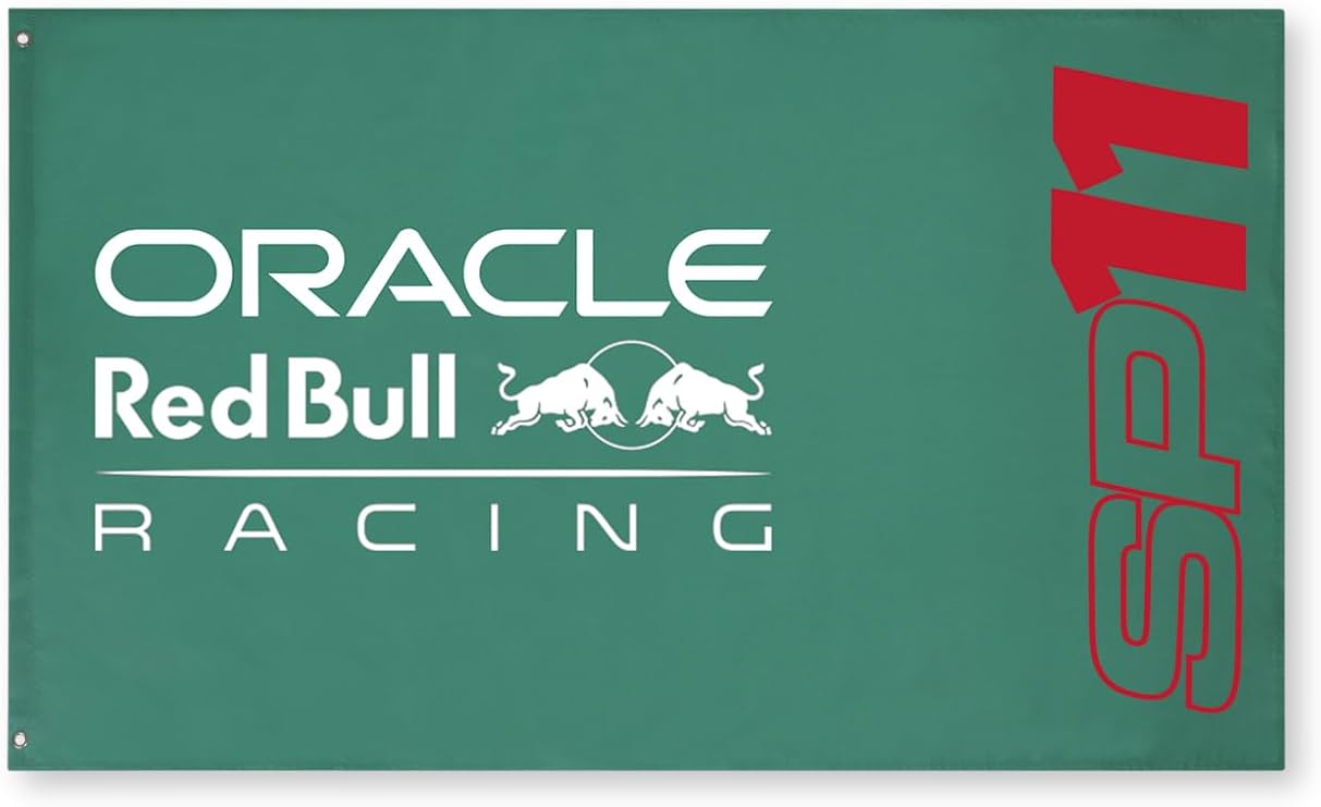 Red Bull Racing F1 Sergio "Checo" Perez Flag