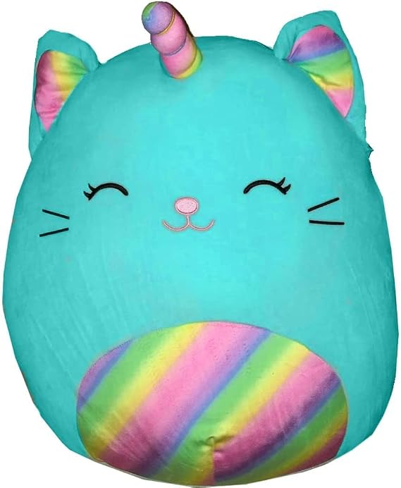 Squishmallows Official Kellytoy Jumbo 18 Inch Plush Stuffed Animal Toy (Nicole The Caticorn)
