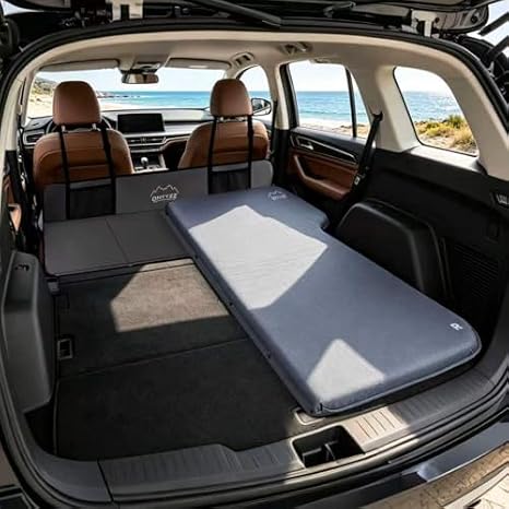 ONTYZZ SUV Air Mattress with Foldable Car Back Seat Extender