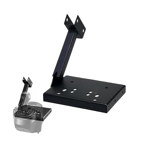 LGIB Universal Gear Shifter & Handbrake Bracket for Racing Wheel Stand,Dual-Side Adjustable Bracket Compatible with Most Gaming Simulator Setups, Gear Lever Mount Accessorie with Mounting Bolts