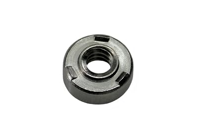 Unicorp EWNS-832-0 Round Projection Weld Nut Self-Locating, 8-32 THD x .030 thk, Stainless QTY-10