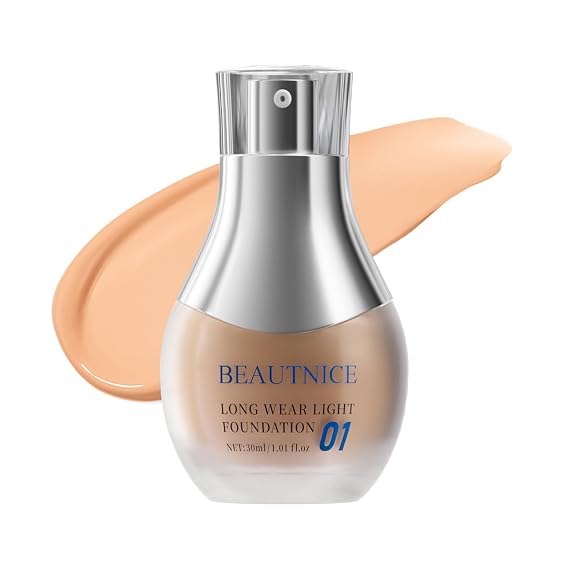 Full Cover Longwear Matte Foundation, 8H Long-Lasting, Waterproof, Sweat-Proof, Lightweight, Medium to Full Coverage, Natural Look for All Skin Types, 1 Fl Oz, #01 Warm Wheat