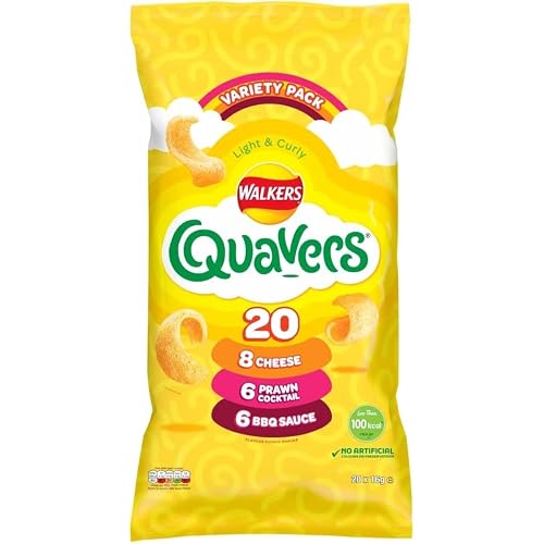 Walkers Quavers Variety Pack 20 x 16g in Premier Life Store Box