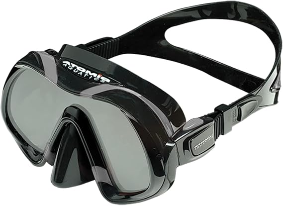 Atomic Venom Ultra Clear Ultra Wide Panoramic View Scuba Diving Mask, Black