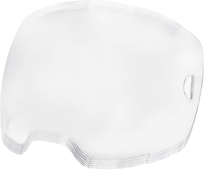 5Pack 0700000802 Clear Front Cover Lens,Replaceable ESAB Sentinel A50 Lens,3.94 x 2.36 Viewing Lens,Clear Polycarbonate Outer Lid Lens,Compatible with ESAB Sentinel A50 Welding Helmet 0700000800