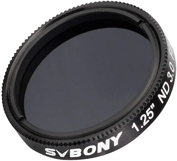 SVBONY SV139 Moon Filter ND1000 1.25 inch for Telescope