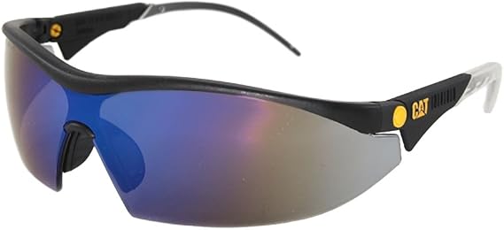 Caterpillar Cat Digger safety eyewear, Blue Mirror Polycarbonate lens (CSA-DIGGER-105-AS)
