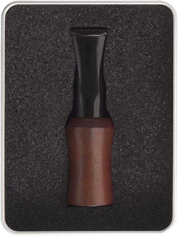 MUXIANG Ebony Cigar Mouthpiece for Men and Women Portable Cigar Holder Tips with Gift Box (38-42 R)
