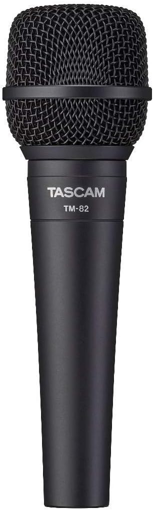 TASCAM TM-82 Dynamic Microphone for Vocals and Instruments