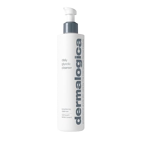 Dermalogica Daily Glycolic Cleanser, Brightening Face Wash | Brightens and Evens Dull Skin Tone with 3% Glycolic Acid AHA, Conditions with Calendula and Jojoba, Gentle Daily Wash