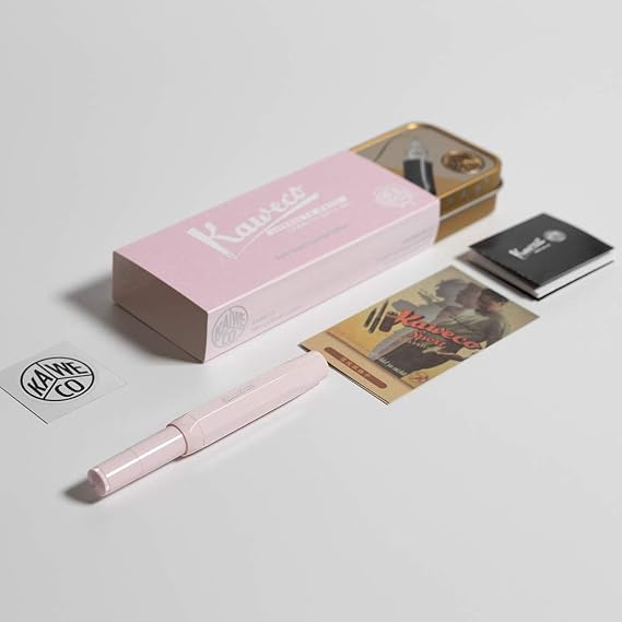Kaweco SKYLINE Sport Fountain Pen Limited Edition Rose Quartz, Fine Nib