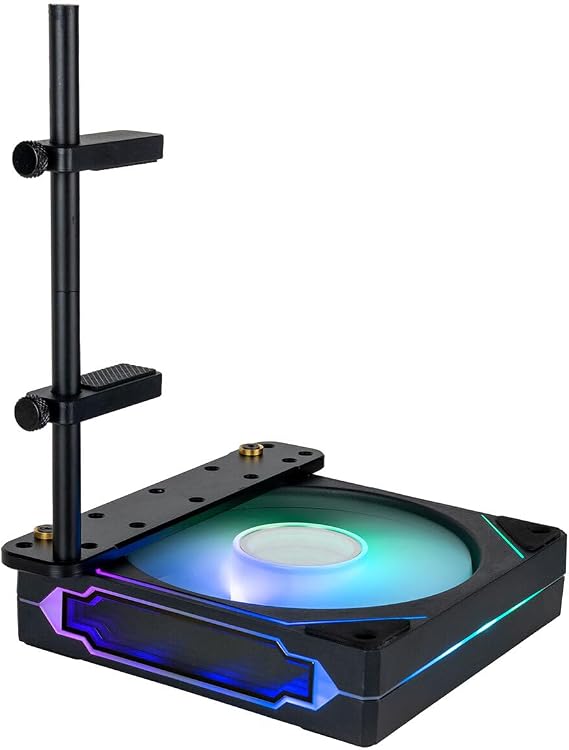 GPU Support Bracket, Vertical Video Card Brace with Height Adjustable, Anti Sag Holder for Universal Graphics Card Sag, GPU Stand (Black) for Custom Desktop Gaming PCs and Gamer Computers