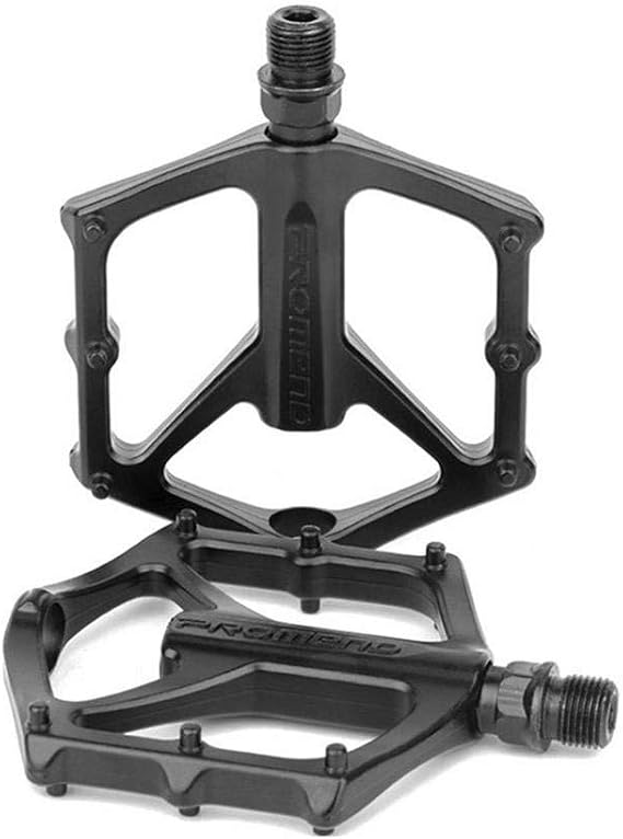 Mountain Bike Pedals Aluminium Alloy Bicycle Platform Pedals for BMX MTB 9/16" (1Pair)