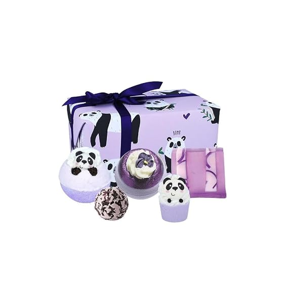 Bomb Cosmetics Bath Fragrance Handmade Wrapped Gift Set - Panda Yourself