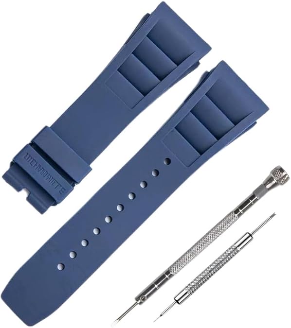 25mm Rubber Silicone Watch Band Compatible with Richard Mille RM035 011 055 030