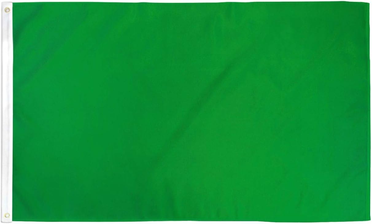 AZ FLAG - Race Officer Green Flag - 2x3 Ft - 100D Polyester Racing Banner with Two Metal Grommets - Fade Resistant - Vivid Colors - 2 x 3 Feet - 90x60 Cm
