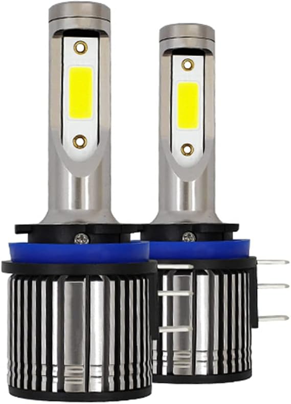 H15 LED Headlight Bulbs, 50W 8400LM High Beam Daytime Running LED Bulbs, 6000K White, Super Bright, All-in-One Plug and Play Replacement Conversion Kit, Pack of 2