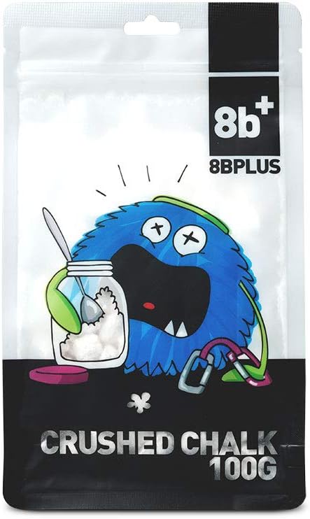 8BPLUS Chalk for Climbing, Bouldering - Premium Quality - No Fillers or Drying Agents