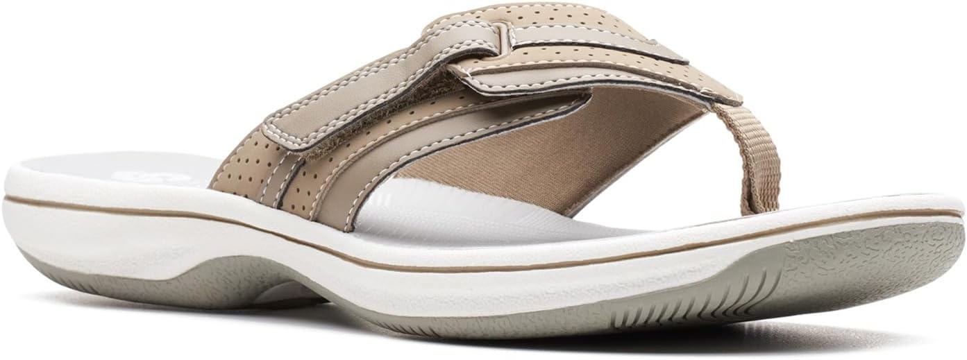 Clarks Unisex BrinkleyKeelyH Sneaker, Greystone, 0 US Women