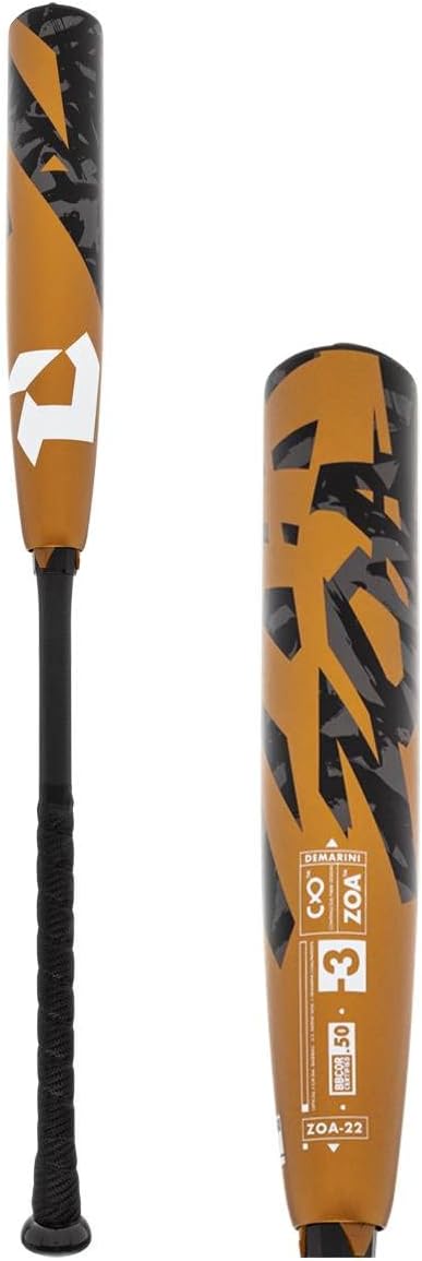 DeMarini 2022 Zoa (-3) BBCOR Baseball Bat - 30", 31", 32", 33", 34"
