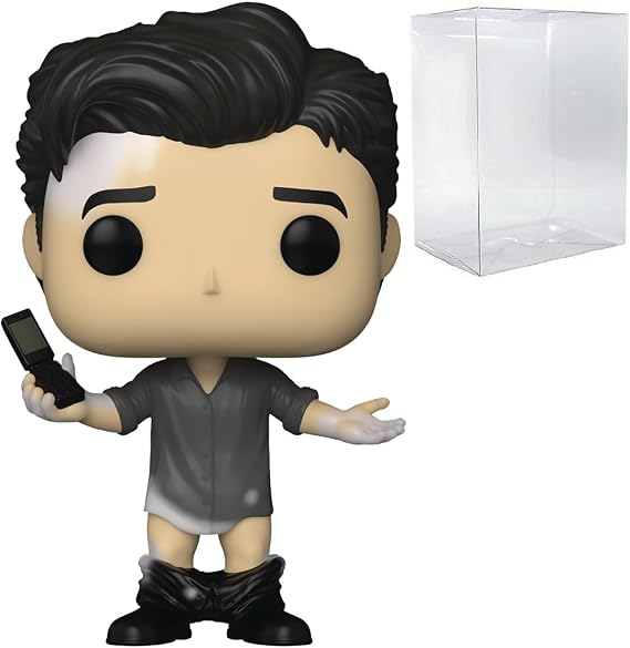 POP TV: Friends - Ross Geller in Leather Pants Funko Vinyl Figure (Bundled with Compatible Box Protector Case), Multicolored, 3.75 inches