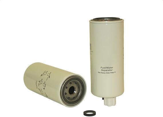 WIX 33422 Fuel Filter Replacement Compatible with Various Cummins Engines - Has Drain and Oval-Shaped Sensor Port