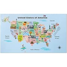 Mr. Pen- United States Map for Kids, 14.5x 24.6, US Map for Kids Learning, Back to School Supplies