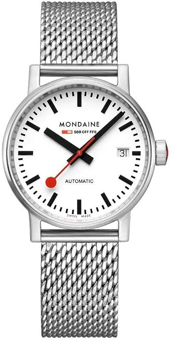 Mondaine Automatic Watch MSE35610SM, Silver, Bracelet